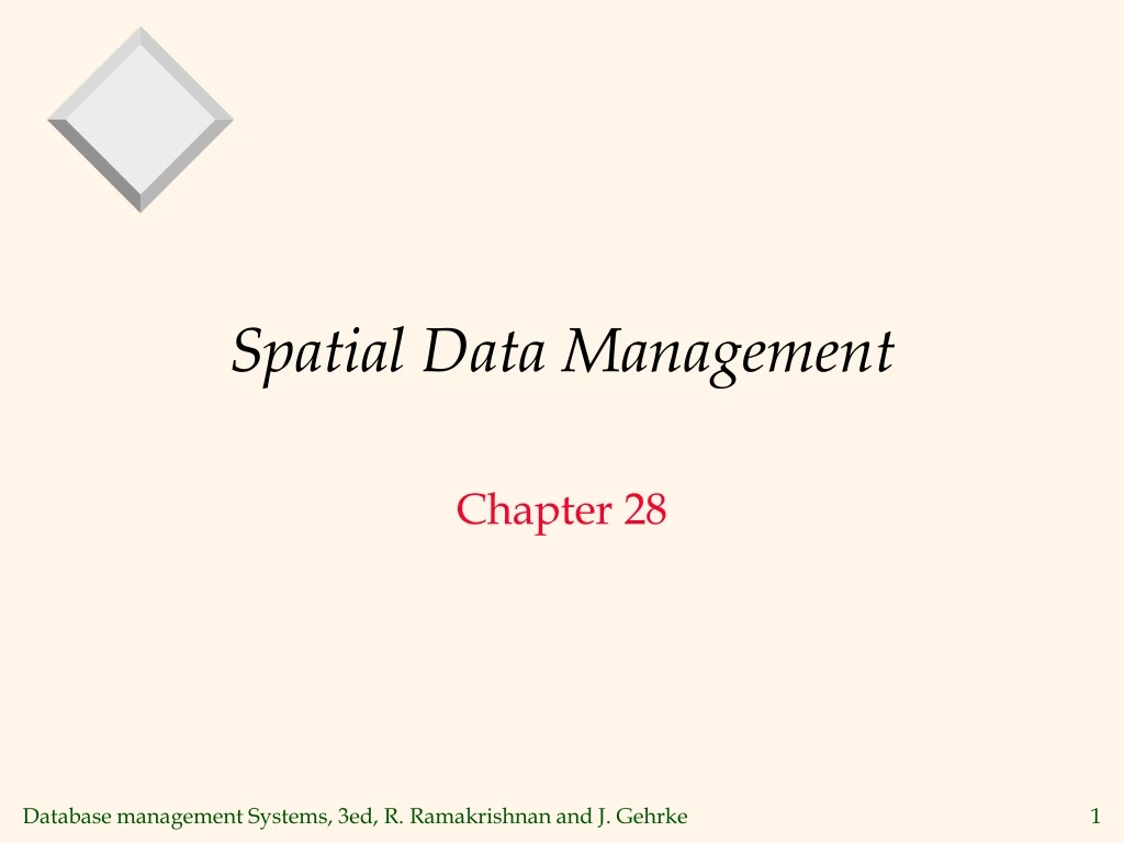 spatial data management