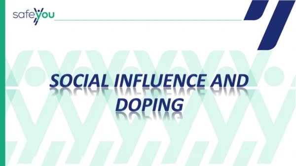 Social influence and Doping