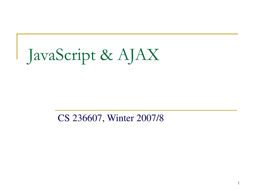 javascript ajax