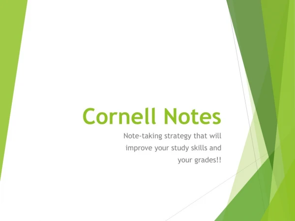 Cornell Notes