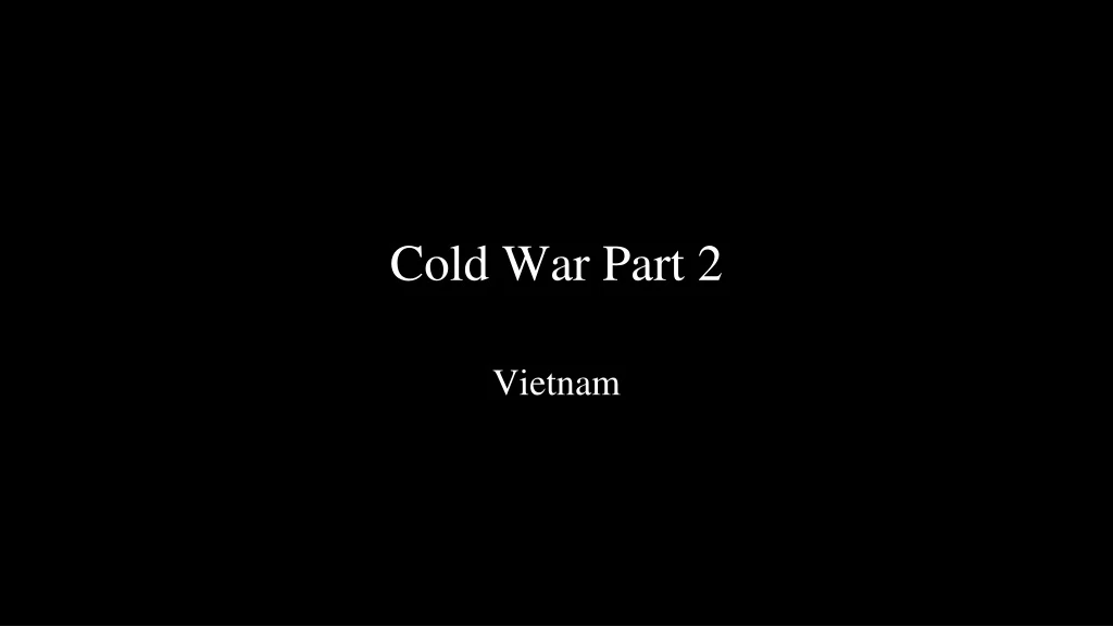 cold war part 2