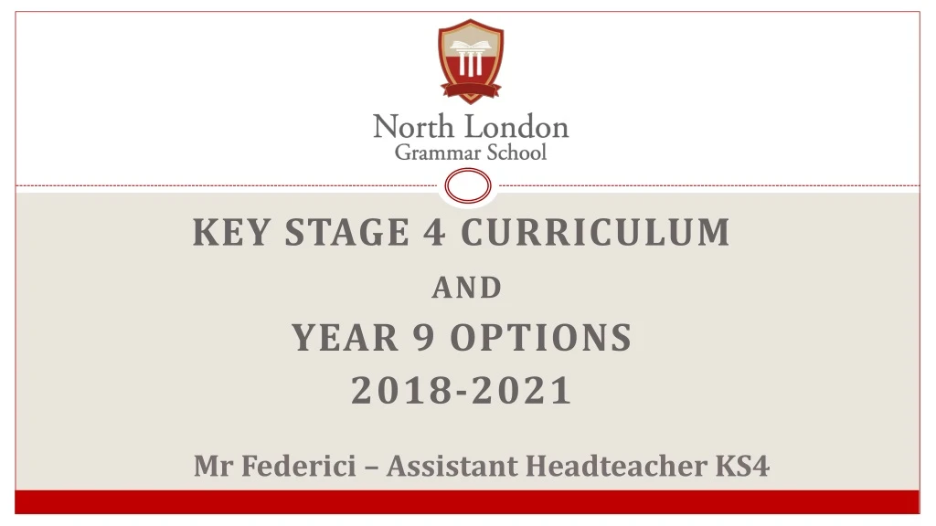 key stage 4 curriculum and year 9 options 2018 2021