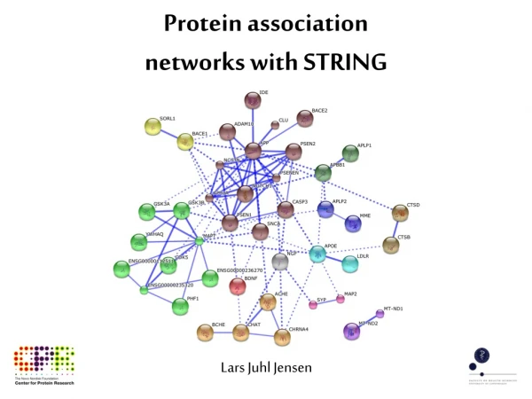 Protein association networks with STRING