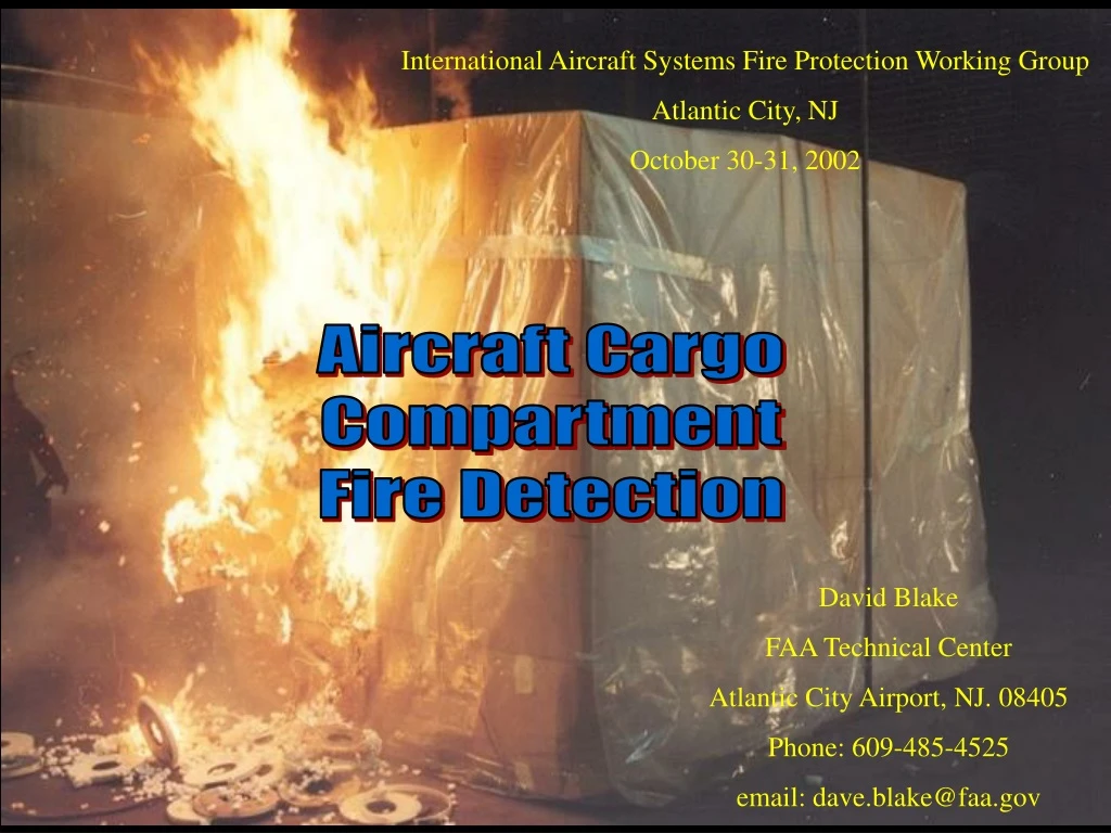 international aircraft systems fire protection