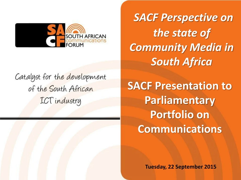 sacf perspective on the state of community media