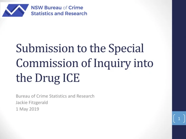 Submission to the Special Commission of Inquiry into the Drug ICE