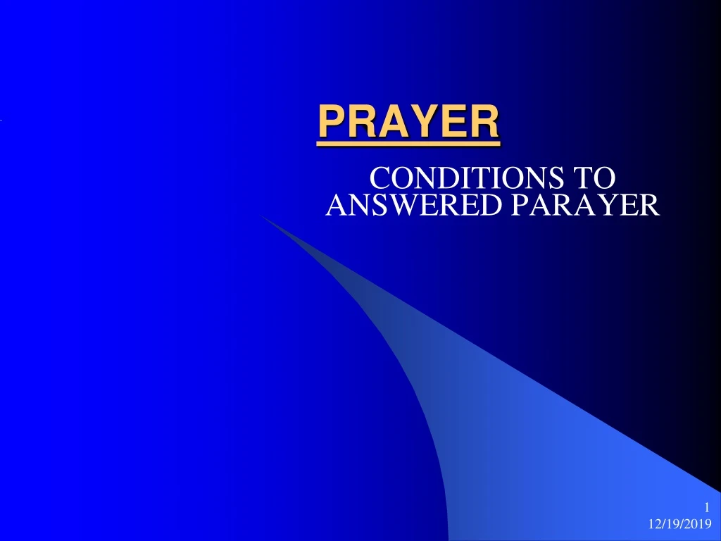 prayer