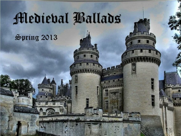 Medieval Ballads