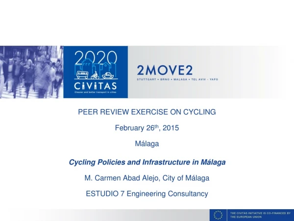 PEER REVIEW EXERCISE ON CYCLING February 26 th , 2015 Málaga