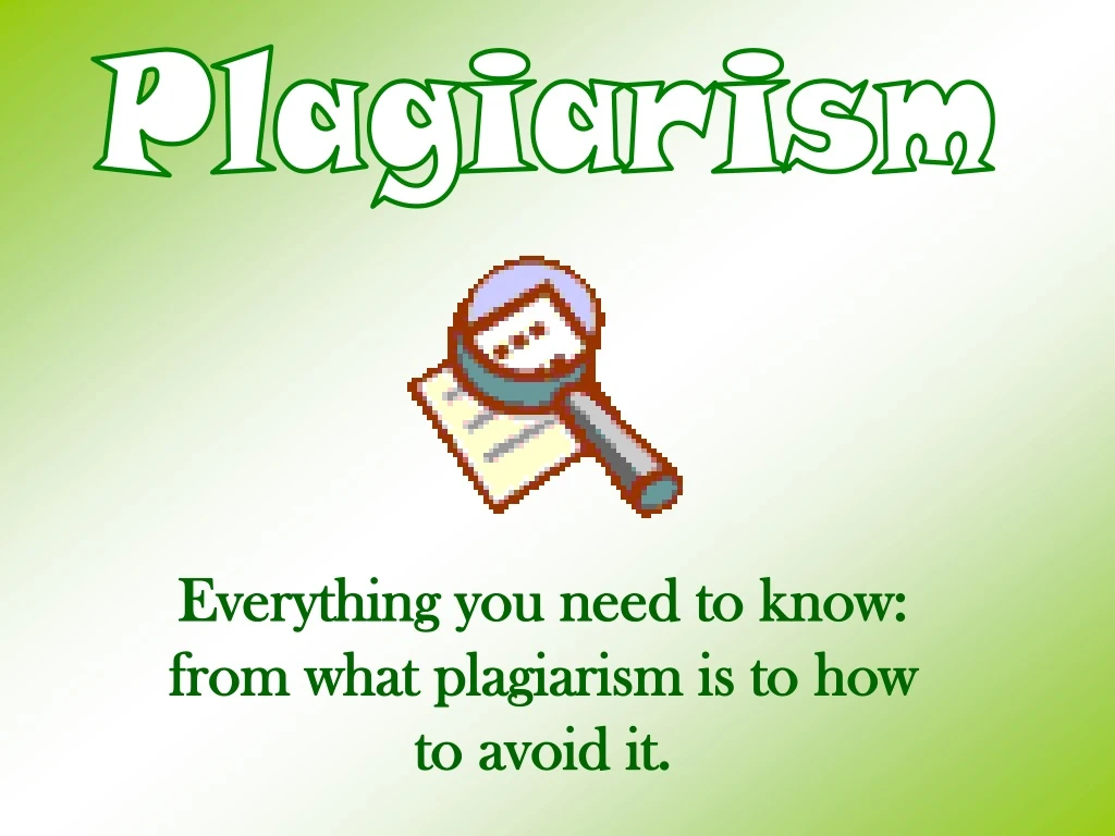 plagiarism