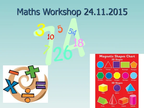 Maths Workshop 24.11.2015