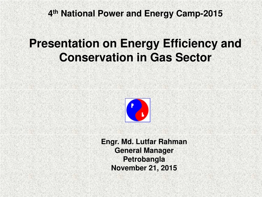 4 th national power and energy camp 2015