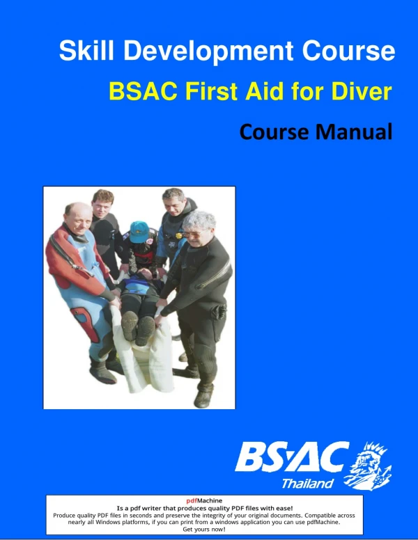 First Aid for Divers