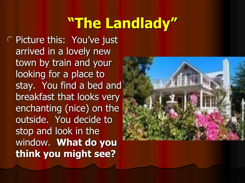 the landlady