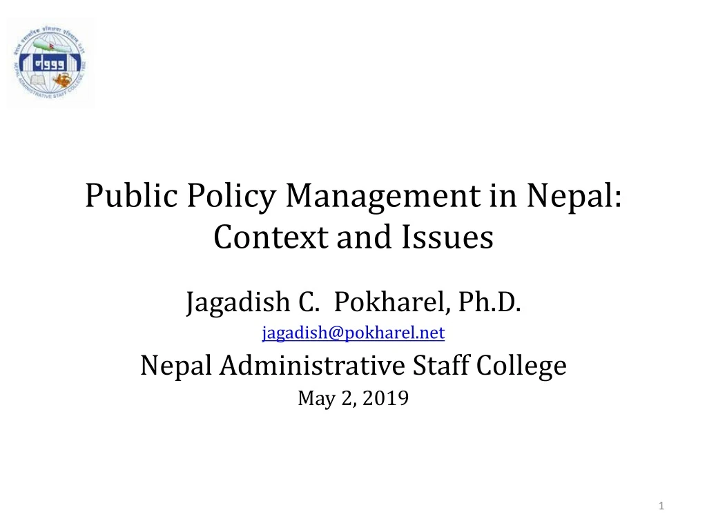 public policy management in nepal context and issues