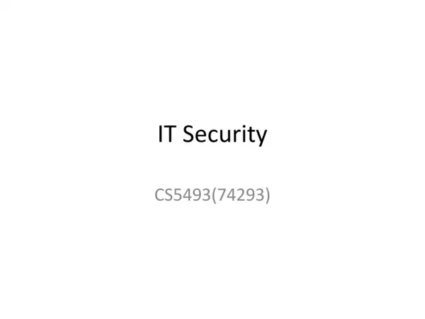 IT Security