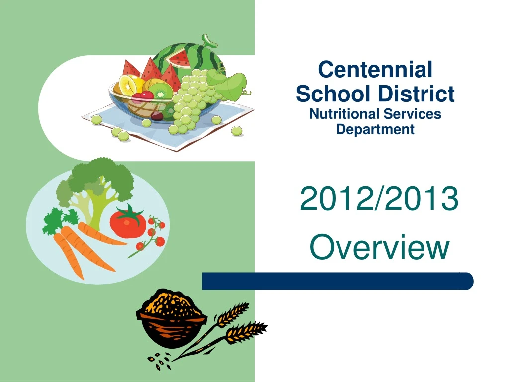 centennial school district nutritional services department