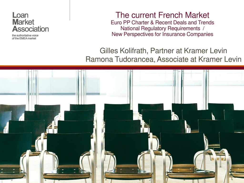 gilles kolifrath partner at kramer levin ramona tudorancea associate at kramer levin