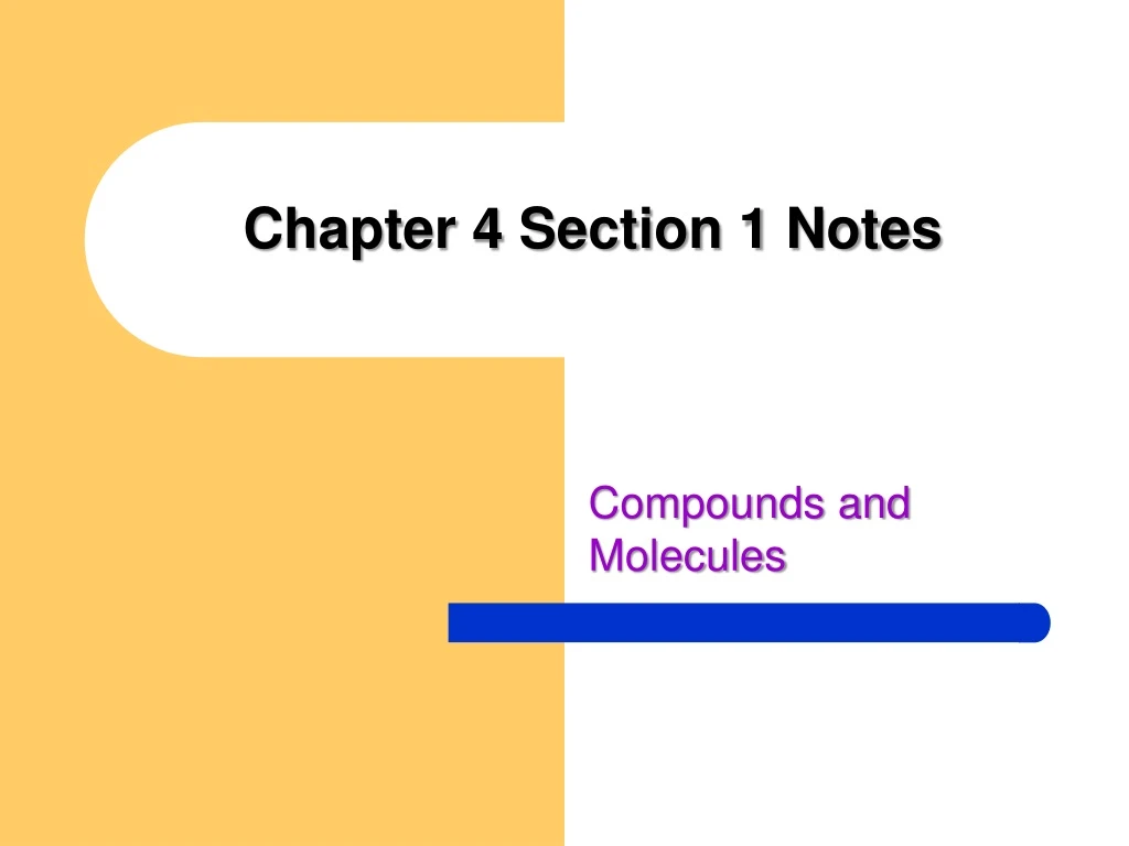 chapter 4 section 1 notes