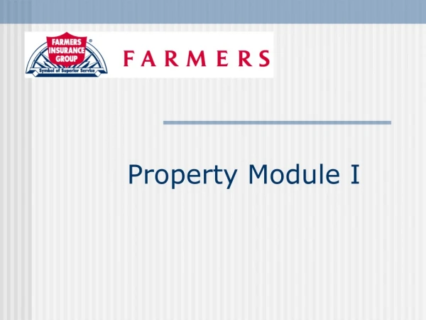 Property Module I
