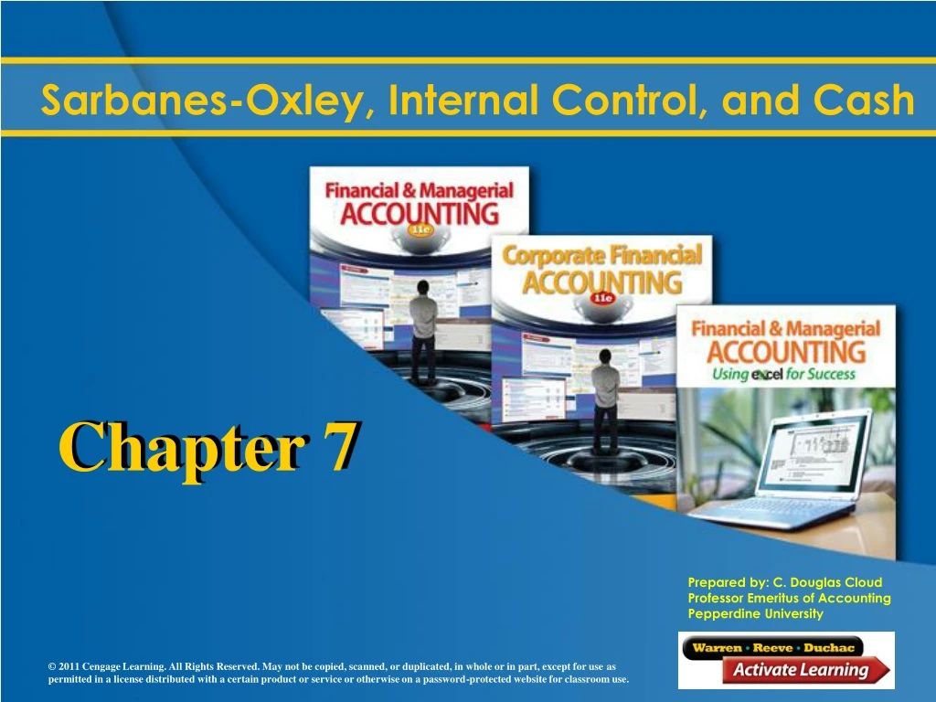 sarbanes oxley internal control and cash