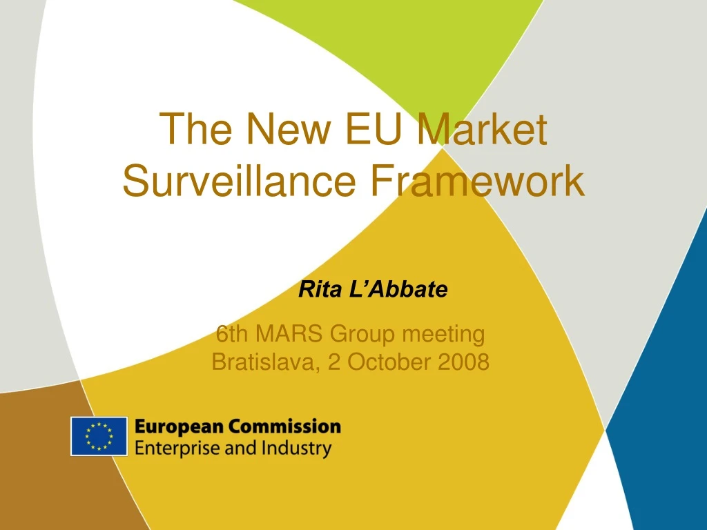 the new eu market surveillance framework