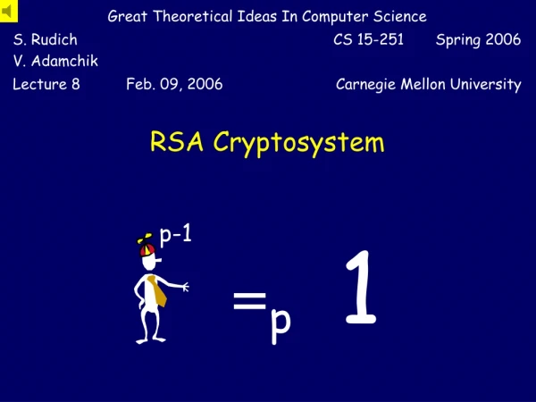 RSA Cryptosystem