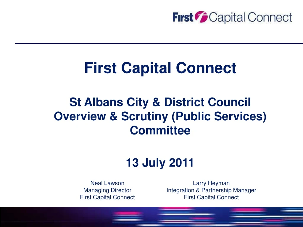 first capital connect st albans city district