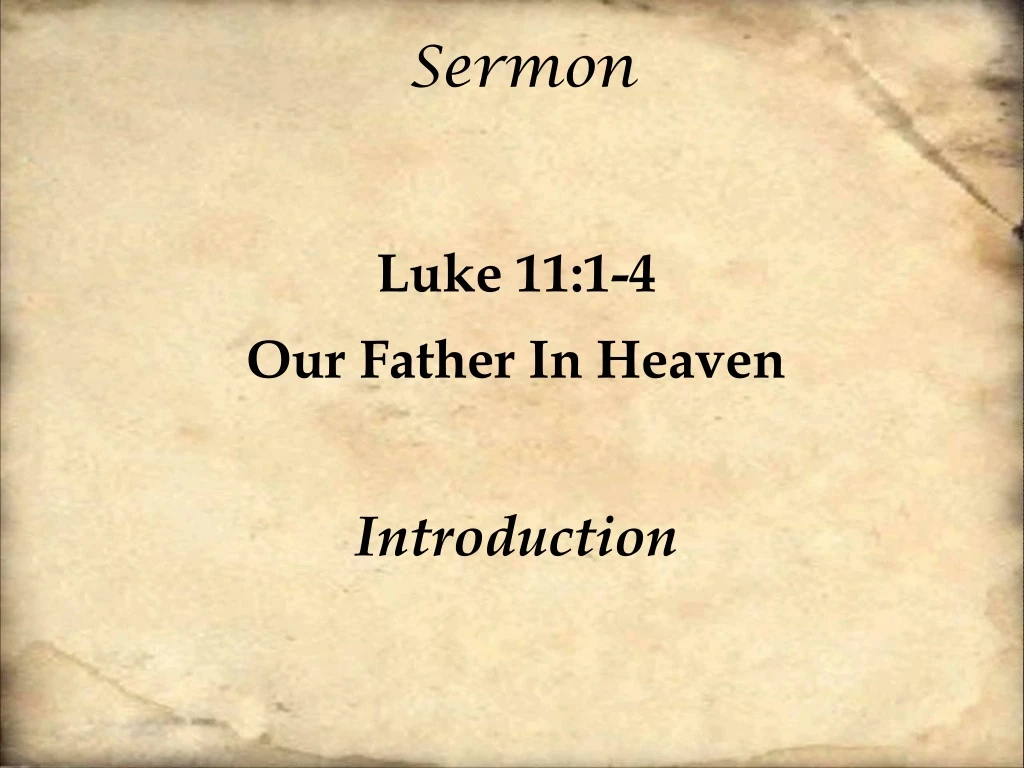 sermon