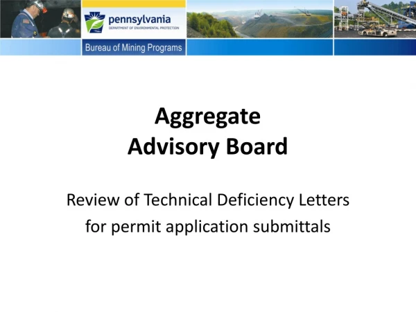 Aggregate Advisory Board