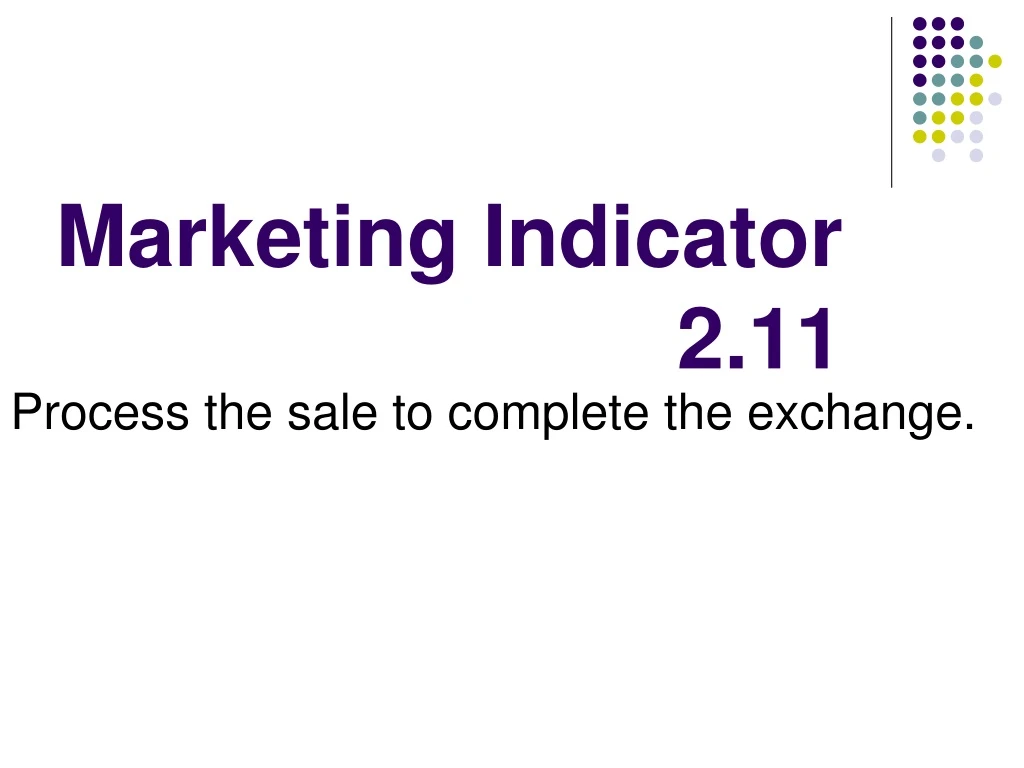 marketing indicator 2 11