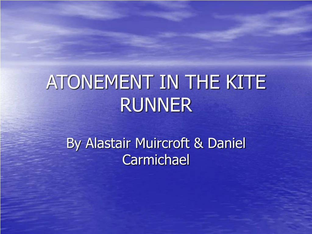 atonement in the kite runner