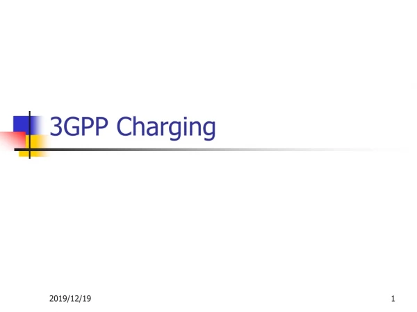 3GPP Charging