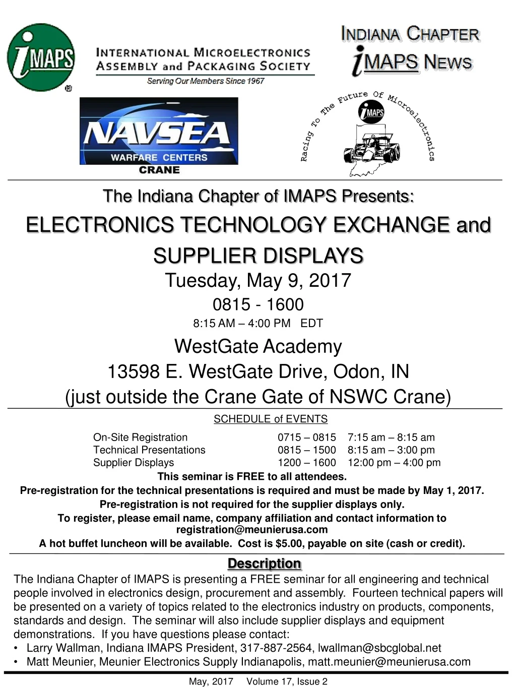 the indiana chapter of imaps presents electronics