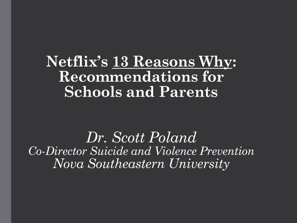 netflix s 13 reasons why recommendations