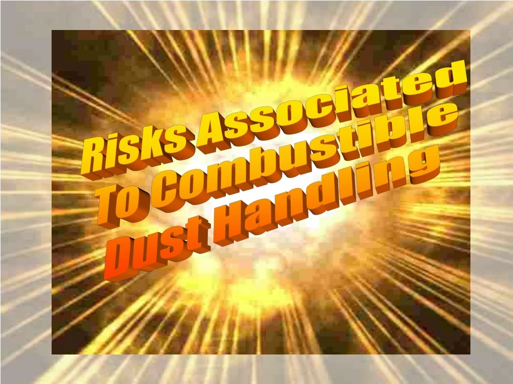 risks associated to combustible dust handling