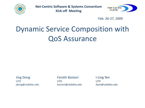 Dynamic Service Composition with QoS Assurance