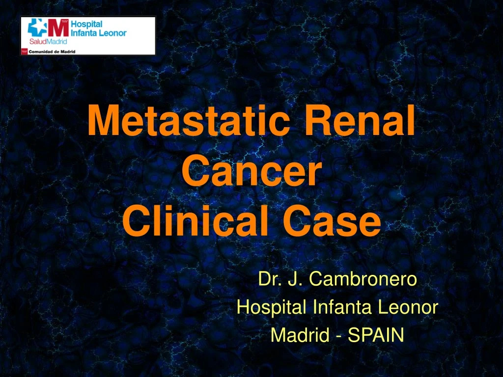 metastatic renal cancer clinical case