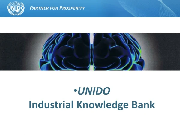 UNIDO Industrial Knowledge Bank