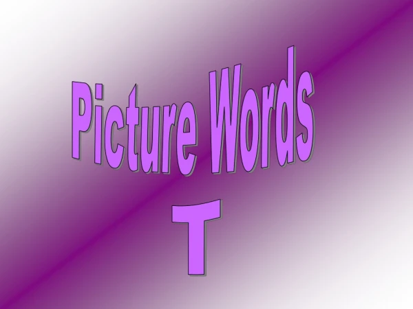 Picture Words