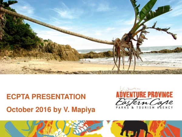 ECPTA PRESENTATION October 2016 by V. Mapiya