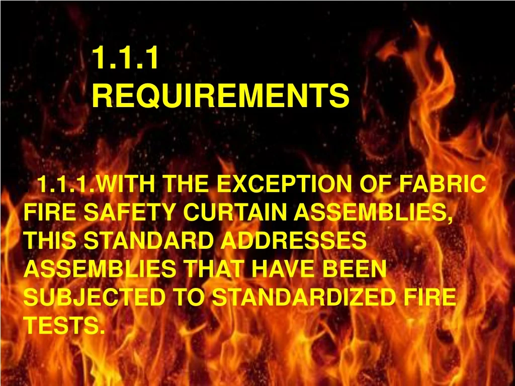 1 1 1 requirements