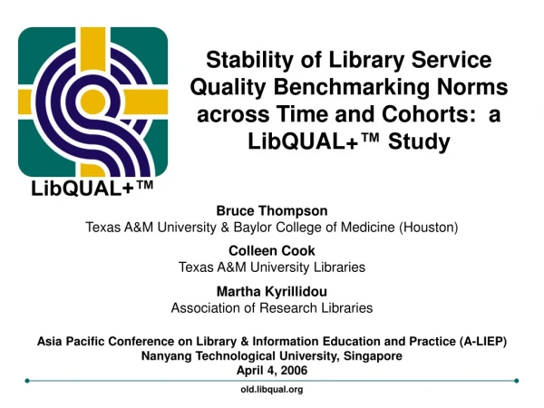 Asia Pacific Conference on Library &amp; Information Education and Practice (A-LIEP)