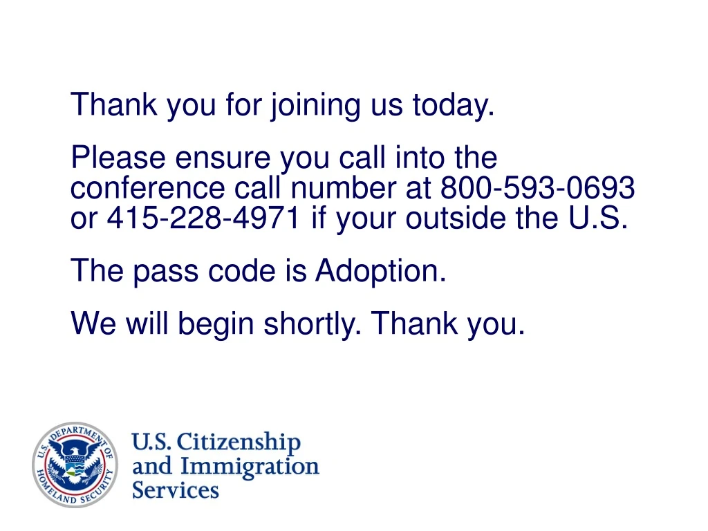 thank you for joining us today please ensure
