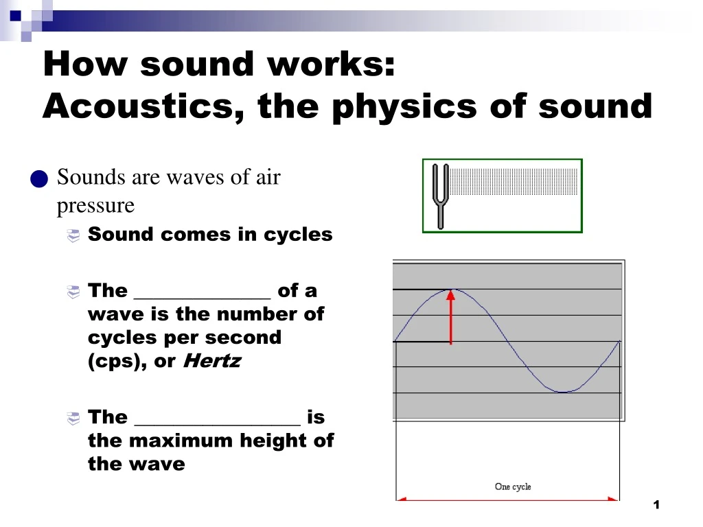 how sound works acoustics the physics of sound