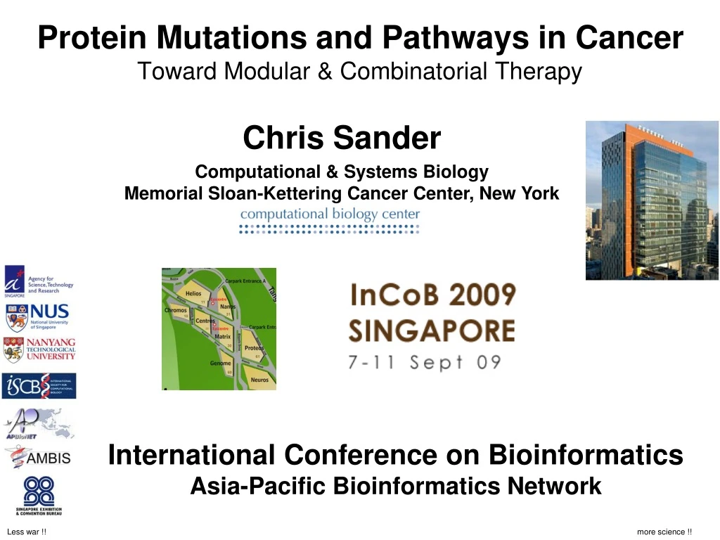 protein mutations and pathways in cancer toward modular combinatorial therapy