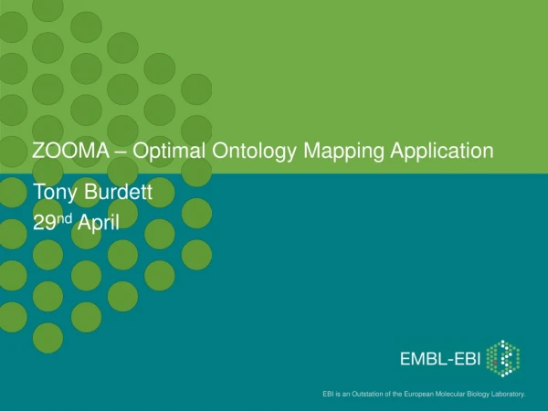 ZOOMA – Optimal Ontology Mapping Application