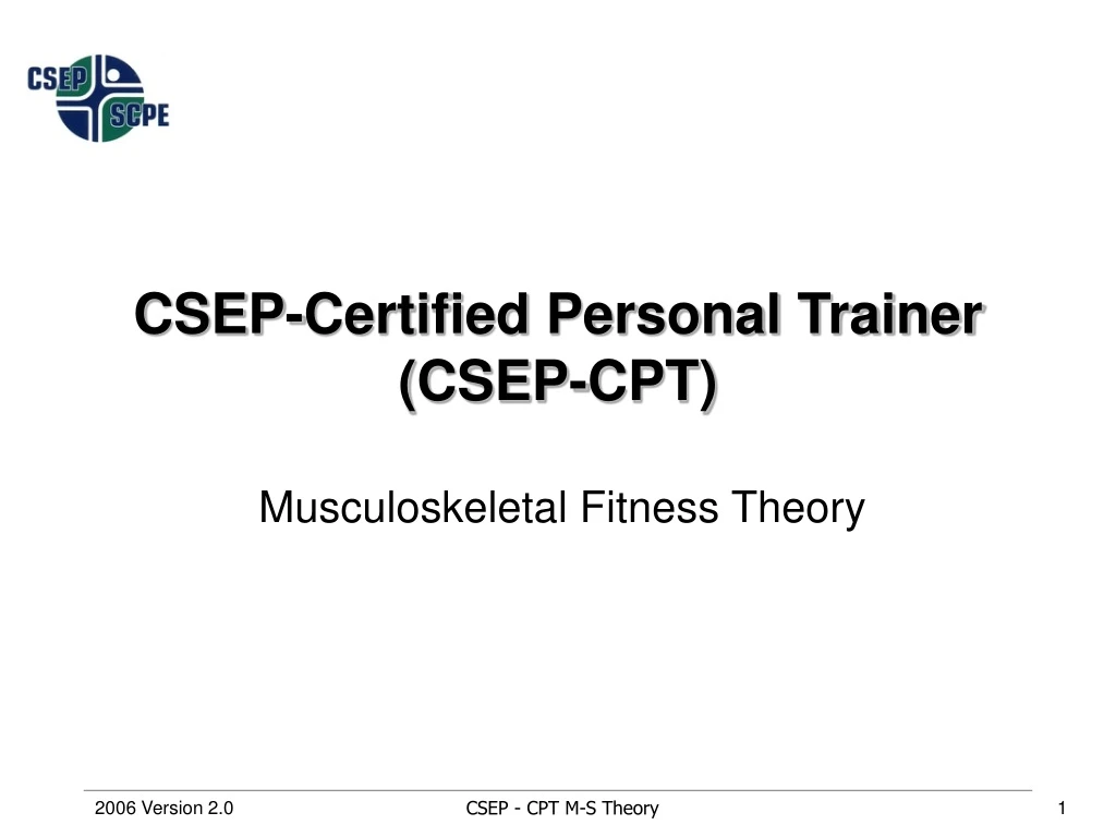 csep certified personal trainer csep cpt