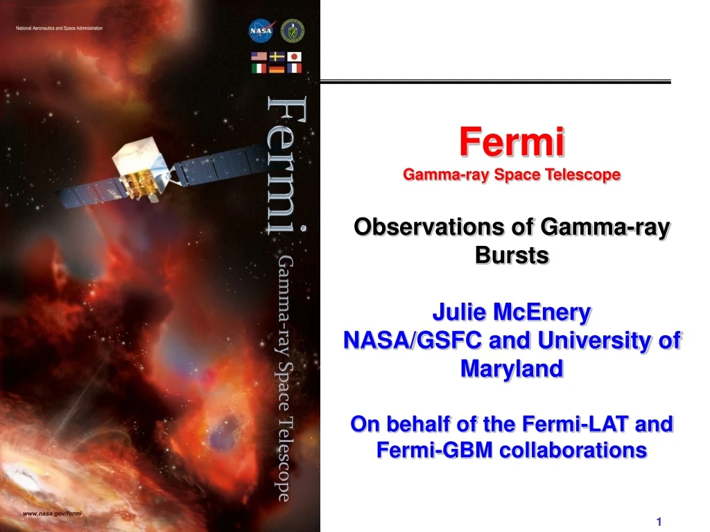 fermi gamma ray space telescope observations