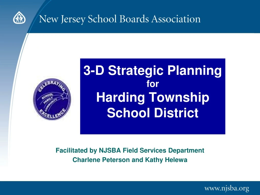 3 d strategic planning for harding township school district